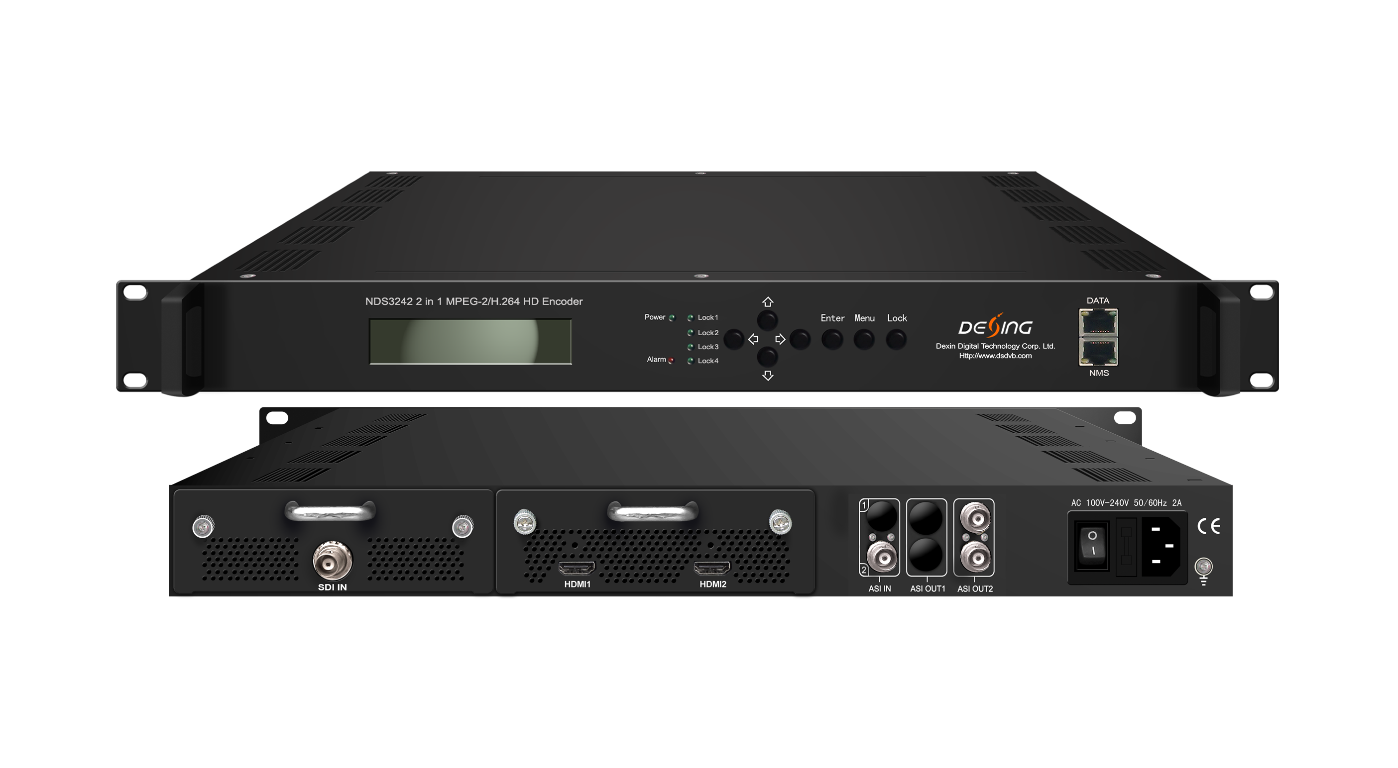 NDS3242 2 in 1 MEPG-2 H.264 HD Encoder